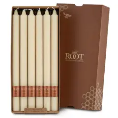 Root Candles 12" Unscented Timberline&trade; Arista&trade; Taper Candles, 12ct. Buttercream