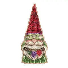 Mill Hill/Jim Shore Gnome With Ornaments Counted Cross Stitch Kit