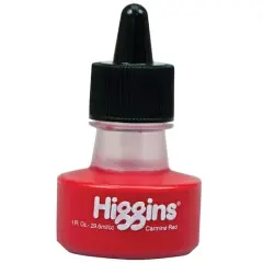 Higgins Drawing Ink, 1oz. Carmine Red