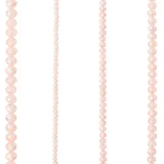 Glass Faceted Rondelle Beads by Bead Landing&trade; Pink