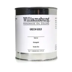 Williamsburg&reg; Artist Oil Colors, 16oz. Green Gold