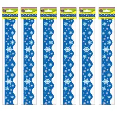 Teacher Created Resources&reg; Snowflakes Border Trim, 210ft.