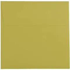 JAM Paper 5.5" x 5.5" Square Premium Invitation Envelopes, 25ct. Chartreuse