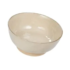 Hello Honey&reg; 10" Cream Speckled Glaze Stoneware Bowl