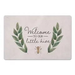 Welcome To Our Little Hive Floor Mat