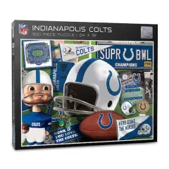 NFL Retro Series 500 Piece Puzzle Indianapolis Colts