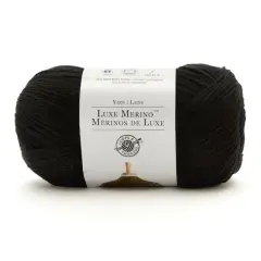 Luxe Merino&trade; Solid Yarn by Loops & Threads&reg; Black