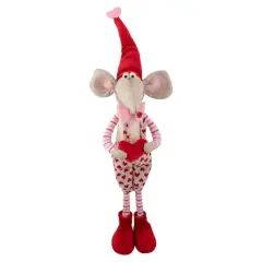 21" Standing Plush Boy Mouse Valentine's Day Figure
