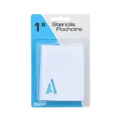 Headline/Geotype 1" Capital Letters & Numbers Stencils