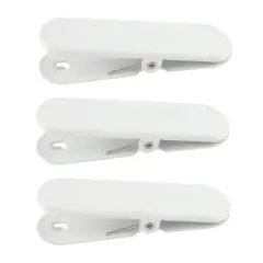 White Metal Pegboard Clips by Simply Tidy&reg;, 3ct.
