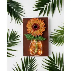 Abris Art Sunflower ABC-018 String Art Creative Kit