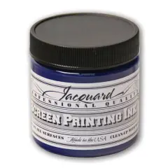 Jacquard Professional Screen Printing Ink, 4oz. Royal Blue