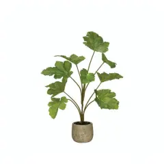 Hello Honey&reg; Faux Plant In Cement Pot