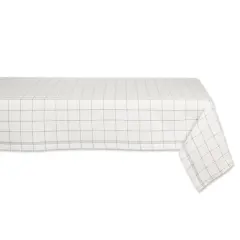 Kitchen Windowpane Tablecloth 60" x 104"