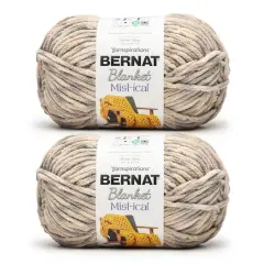 2 Pack Bernat&reg; Blanket Mist-ical&trade; Yarn Gray Cloud