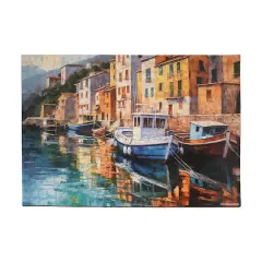 Wooden Jigsaw Puzzle - Boats at Bay: 494 Pcs