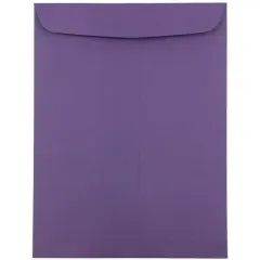 JAM Paper 9" x 12" Dark Purple Open End Catalog Premium Envelopes