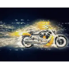 Diamond Dotz&reg; Burning Rubber Diamond Painting Kit