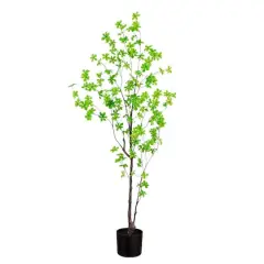 5ft. Potted Artificial Minimalist Enkianthus Tree