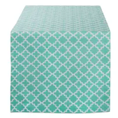 DII&reg; 72" Aqua Lattice Table Runner