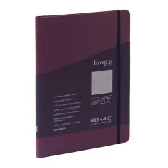 Fabriano&reg; Ecoqua Plus Dotted A5 Hidden Spiral-Bound Notebook Wine