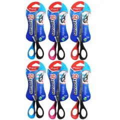 Maped&reg; 6" Sensoft Lefty Scissors with Flexible Handles, 6ct.