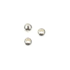 3mm Large Hole Sterling Silver Crimp Beads, 8ct. by Bead Landing&trade;
