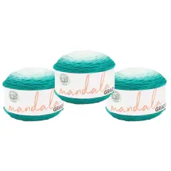 3 Pack Lion Brand&reg; Mandala&reg; Gradient Yarn Seagreen