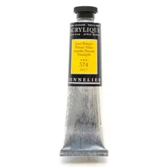 Sennelier Extra Fine Artists' Acrylic Paint, 60mL 574 Primary Yellow