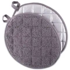 DII&reg; Gray Oval Potholder Set