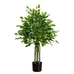 3.5ft. UV Resistant Artificial Ficus Tree (Indoor/Outdoor)