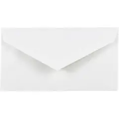 JAM Paper 3.875" x 7.5" White Monarch Commercial Envelopes