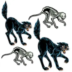 Beistle Vintage Halloween Jointed Cats