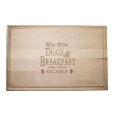 17" The Olde Dead & Breakfast Maple Cutting Board