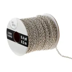 9.4 yd. Rhodium Chain Spool By Bead Landing&trade;