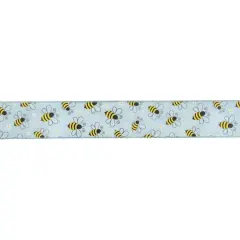 2.5" x 10yd. Bumblebee Design Wired Spring Craft Ribbon