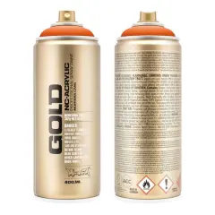 Montana&trade; Cans GOLD Shock Color Spray Paint, 400mL S2010 Shock Orange