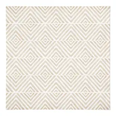 Cream Diamond Pattern Cotton Twill Napkin