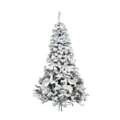 7.5ft. Unlit Heavily Flocked Pine Artificial Christmas Tree