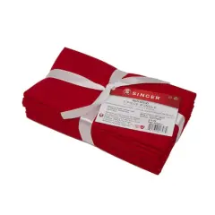 SINGER Solid Cotton Fabric Bundle Red