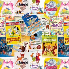 Disney&reg; Posters The Greatest Love Story Ever Told Cotton Fabric