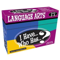I Have... Who Has...? Language Arts Games, Grades 3-4