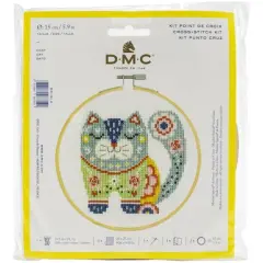 DMC&reg; Cat Cross Stitch Kit
