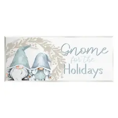 Stupell Industries Gnome For The Holidays Phrase Wall Plaque Art