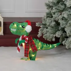 24" Plush T-Rex with Earmuffs Figurine