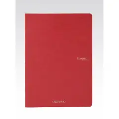 Fabriano&reg; EcoQua Staple Bound Lined Notebook Cherry