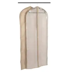 Household Essentials Hanging Garment Storage Bag, 2ct. Brown