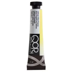 QoR&trade; Watercolor Tube, 11mL Cadmium Yellow Primrose