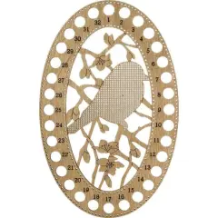 Wonderland Crafts Bird Numbered Embroidery Thread Organizer