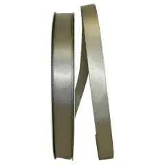 JAM Paper 5/8" x 100yd. Satin Single Face Ribbon Old Willow